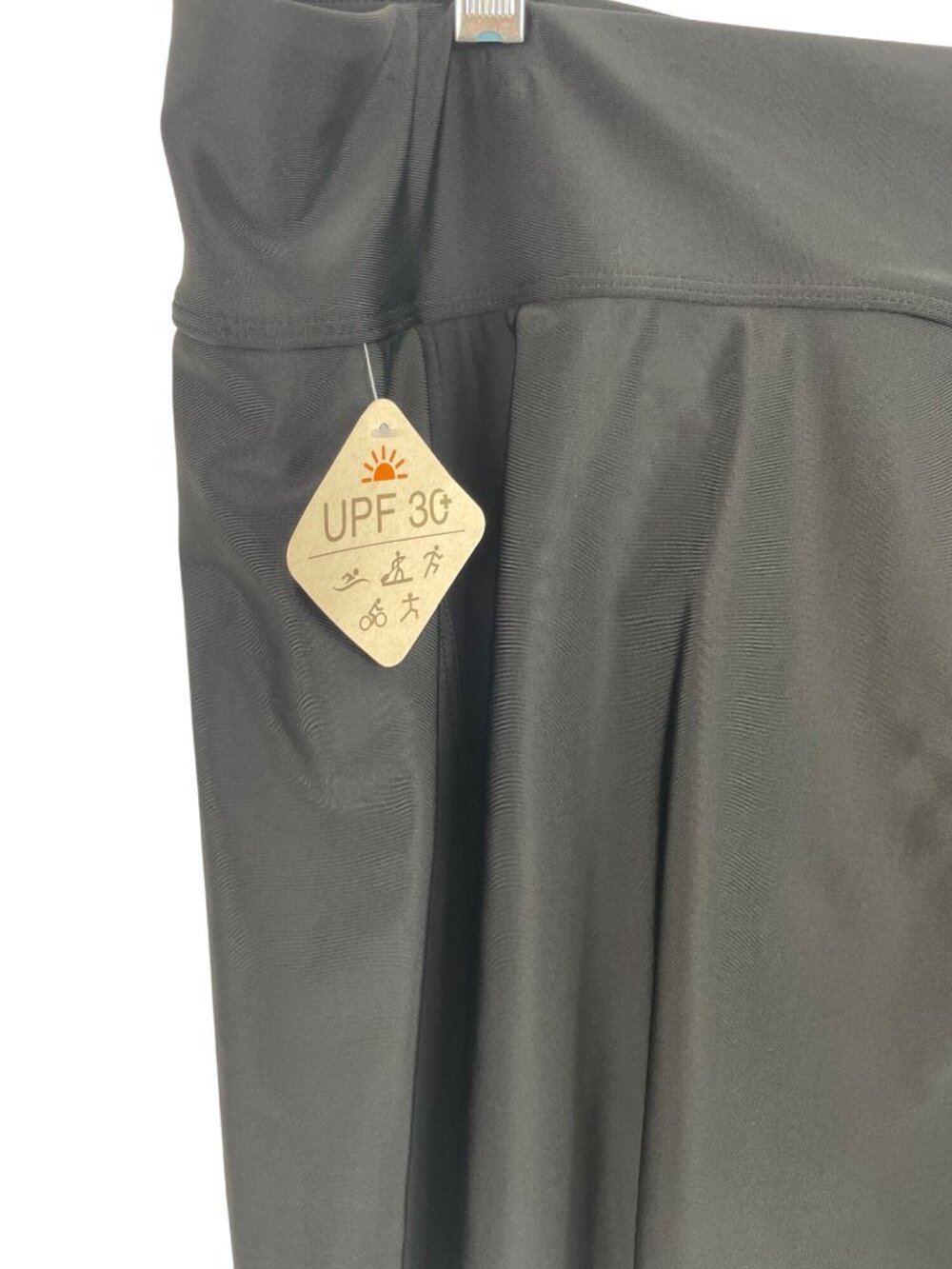 ZeroXposur Womens Size 2X Black UPF 30+ Quick Dry Sport Swing Skirtini - Picture 4 of 10